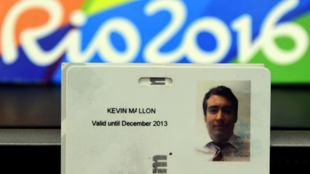 A formal charge has been made against Irish man Kevin Mallon over his involvement in an alleged illegal ticket selling scheme at the games.