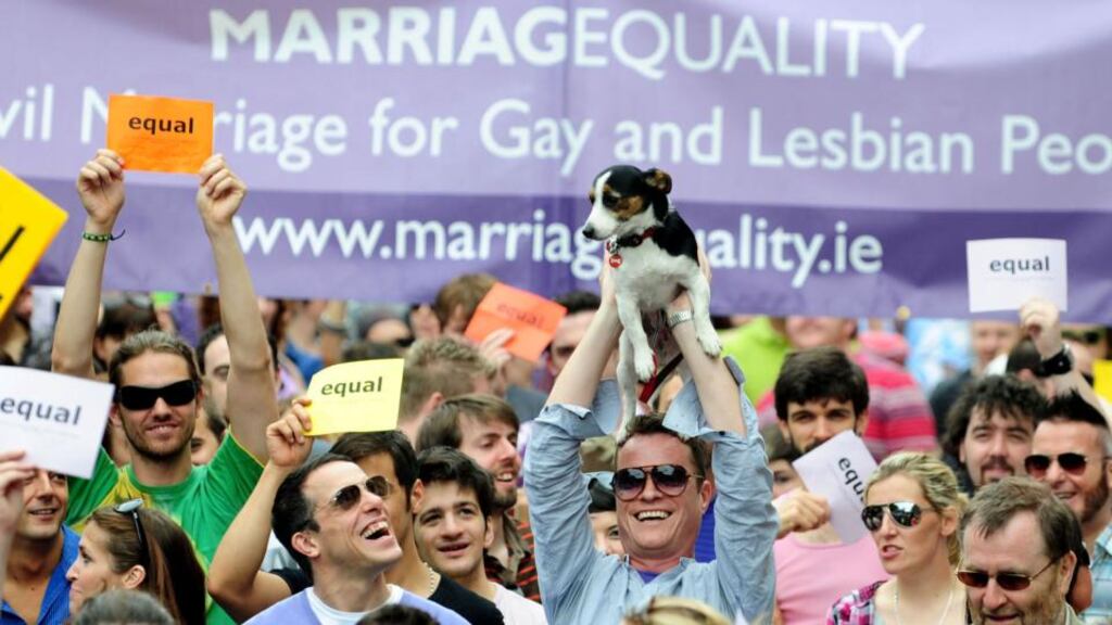We Are Church (Ireland) said the Constitution does not define marriage as between a man and a woman. Photograph: Aidan Crawley/The Irish Times