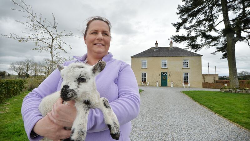 Susan Egan of Abbeyview House B&B & Glamping is investing in pods to accommodate visitors to the new greenway. Photograph: Alan Betson