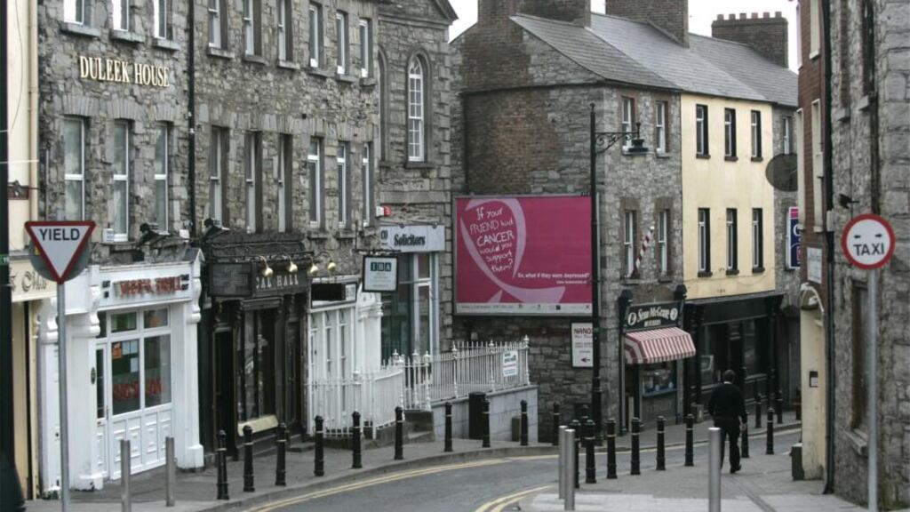 Towns like Navan grew in the boom as commuter belts to Dublin, and the 2011 census showed that Meath had the largest outflow of daily commuters in Ireland. Photograph: Dara Mac Donaill
