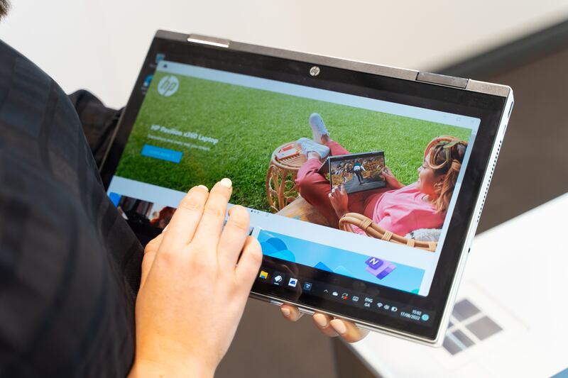 Some models have a handy two-in-one design feature for use as a laptop or tablet