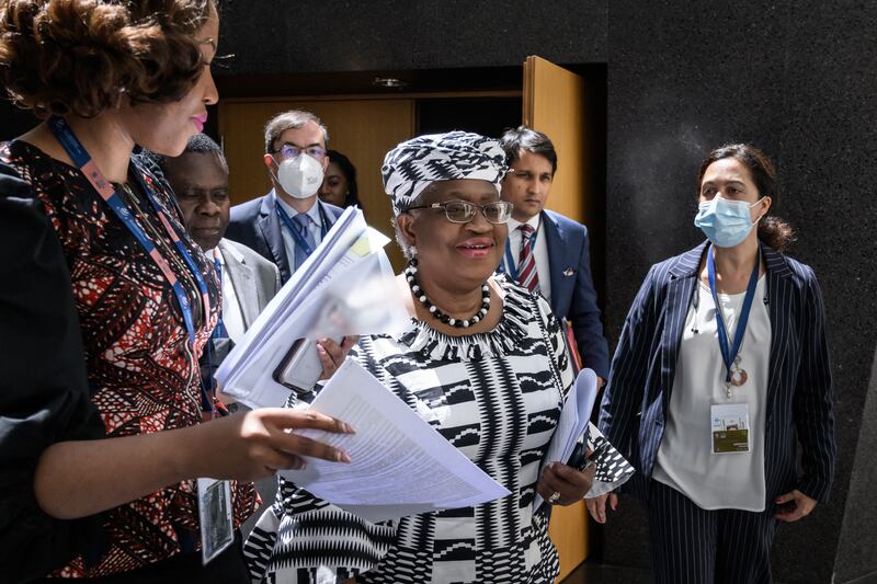 World Trade Organisation director-general Ngozi Okonjo-Iweala at the WTO Ministerial Conference in Geneva on June 12th.