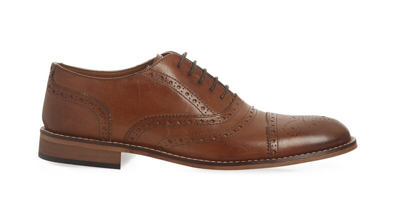 Leather brogues, €35, Penneys.