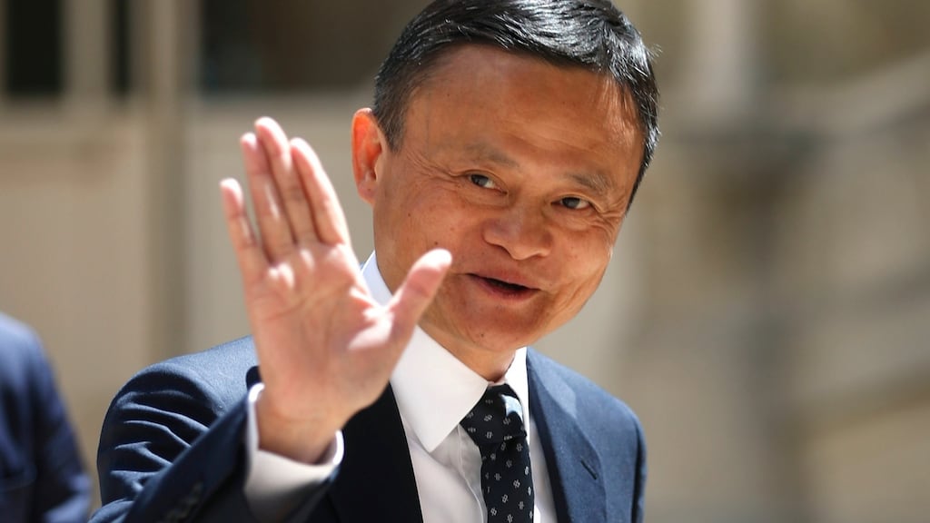China’s richest man and  founder of Alibaba  Jack Ma. Photograph: AP Photo/Thibault Camus, File