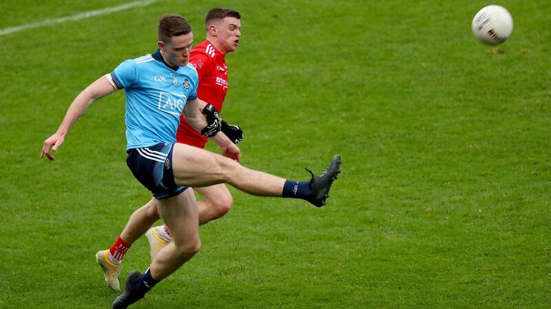 Brian Fenton: Dublin’s midfielder and four-time All-Ireland medal winner has yet to lose a senior championship game with the county. Photograph: Oisín Keniry/Inpho