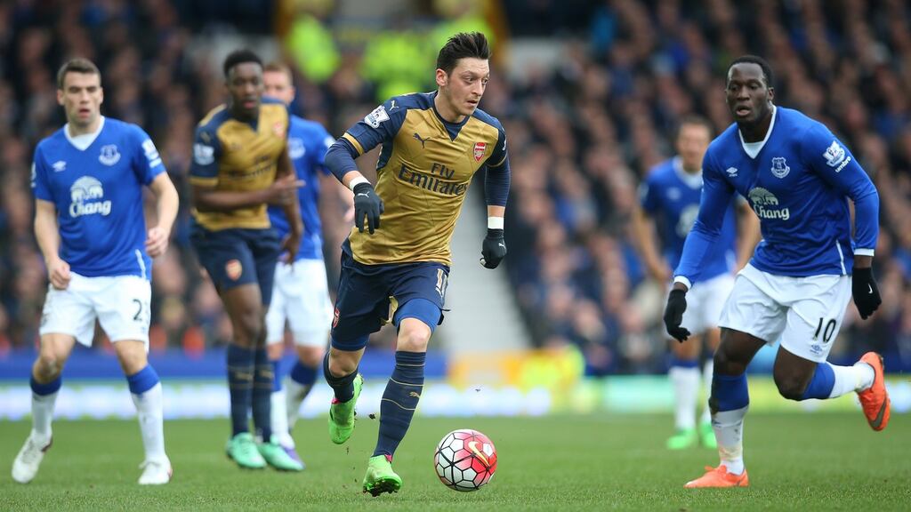 Mesut Özil: comments about Arsenal’s season not welcomed by Arsène Wenger. Photograph: Ian MacNicol/Getty