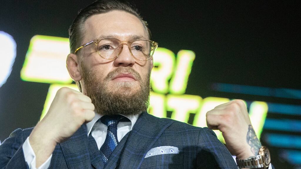 Conor McGregor: outlined his plan for his comeback following his January date in Las Vegas – with a third fight against Nate Diaz and an eventual rematch with Nurmagomedov his main aim. Photograph: Pavel Golovkin/AP