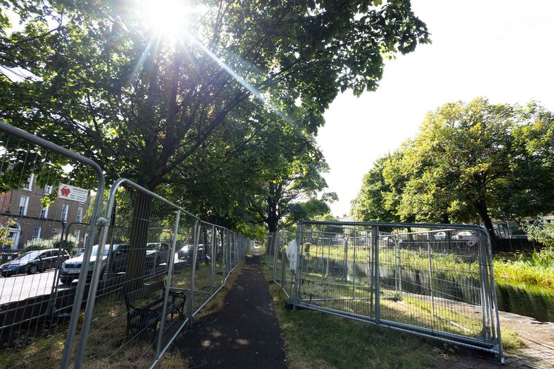 Tents were pitched along the Grand Canal in Dublin last summer. File photograph: Sam Boal/ Collins Photos