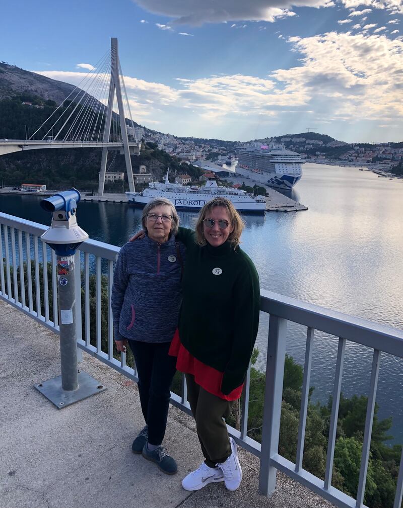 Gill and Gemma Tipton in Dubrovnik