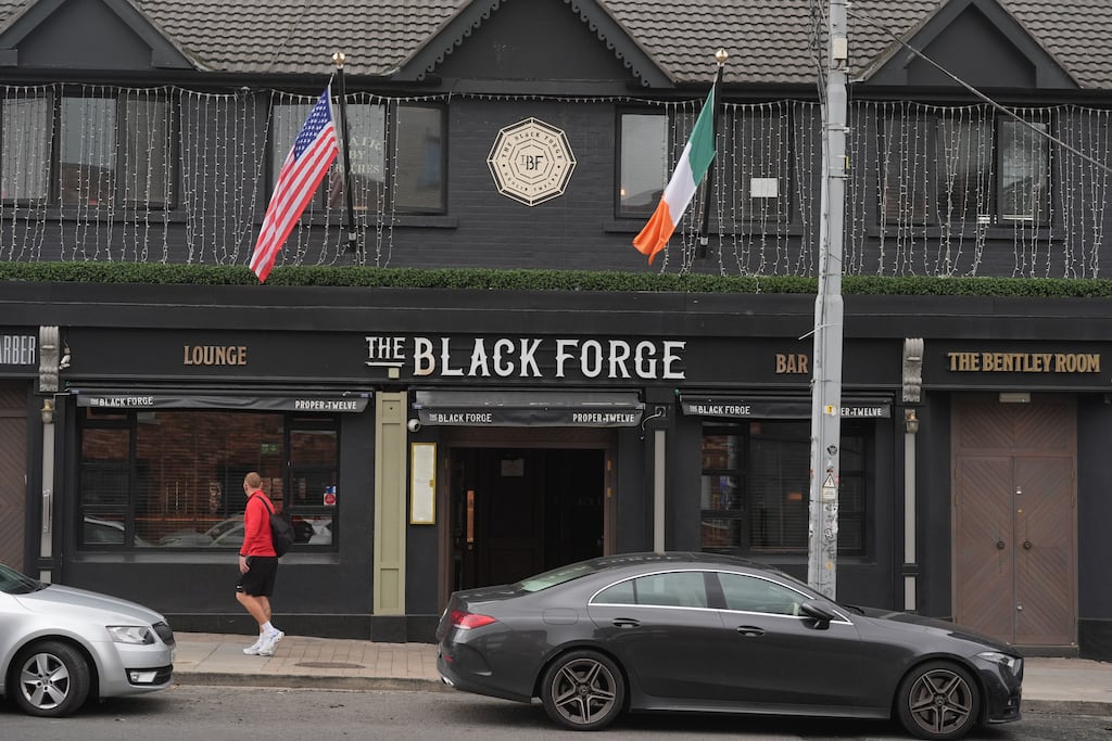 The Black Forge pub in Dublin, which is owned by Conor McGregor. Photograph: Brian Lawless/PA Wire