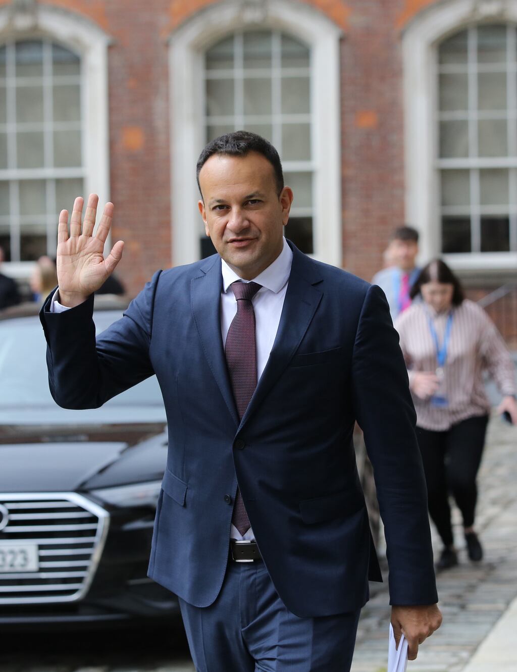Tánaiste Leo Varadkar leads a party that is a shadow of the one Enda Kenny left behind. Photograph: Gareth Chaney/Collins Photos