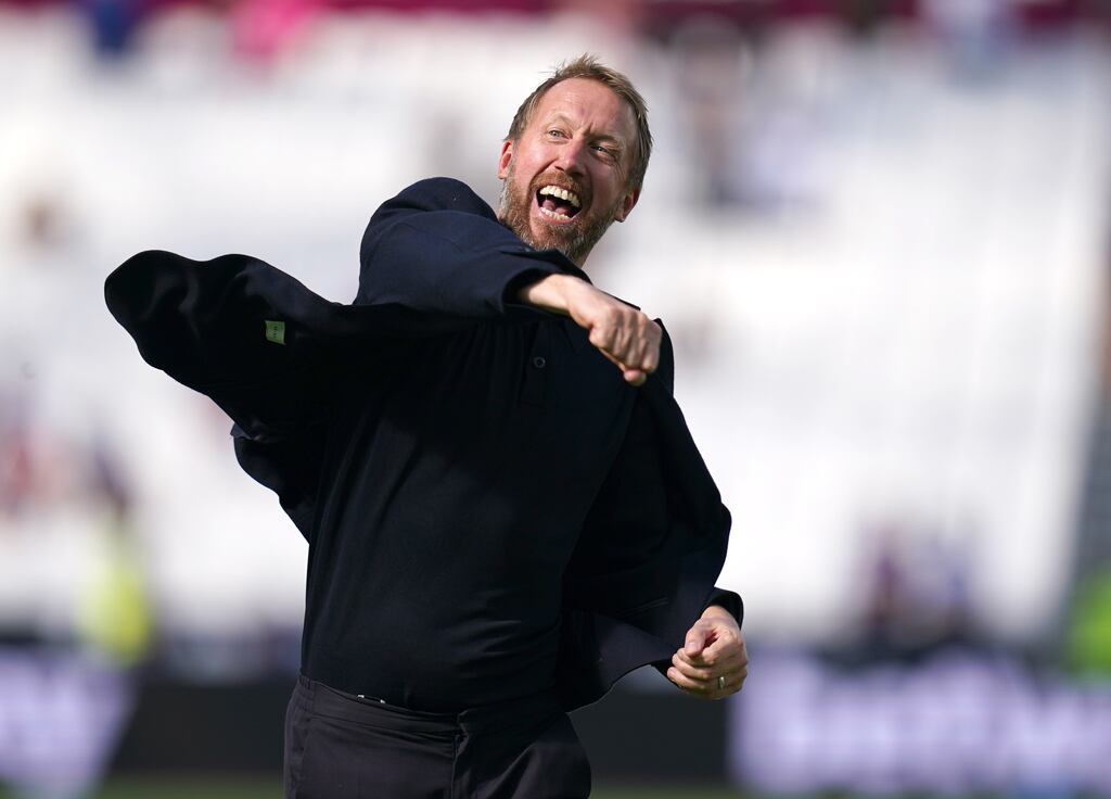 New Chelsea manager Graham Potter: "Graham cares about the human being and not just the footballer." Photograph: PA
