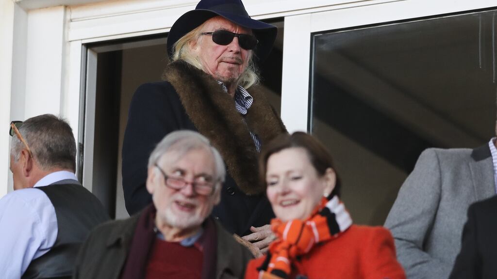 Owen Oyston (pictured at the back with the hat) was jailed for rape in 1996 and is currently bringing the club through a court battle. Photograph: Mark Robinson/Getty Images