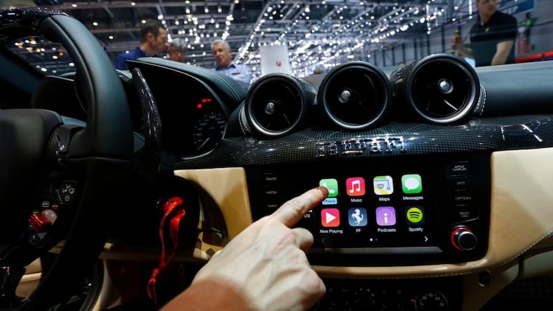 A shortage of chips to operate touchscreens has held up some auto production
