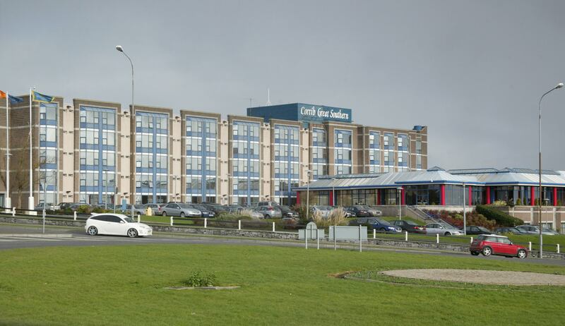 The Corrib Great Southern Hotel, Galway before it was demolished.  Photograph: Joe O'Shaughnessy.  8/2/'06