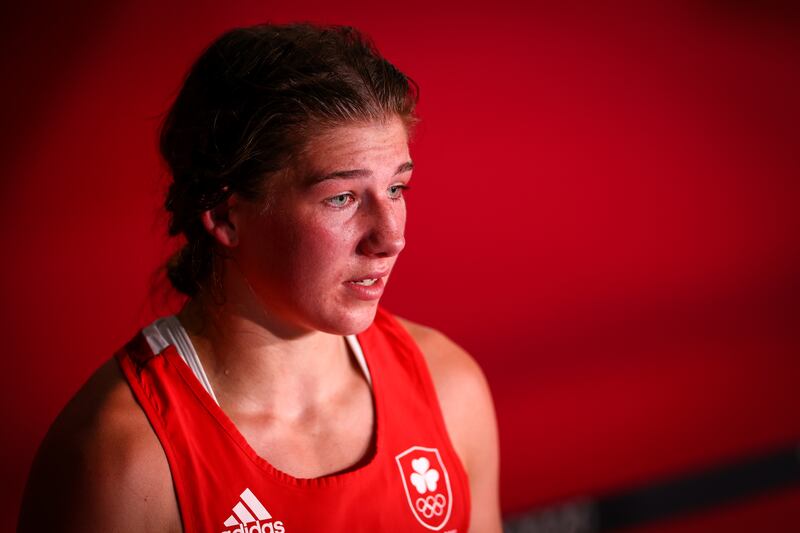 Aoife O'Rourke began the defence of her European heavyweight title with a similarly decisive win over her Greek opponent Stavridon Vasiliki, and will fight her last-eight bout on Wednesday against Busra Isildar from Turkey. Photograph: James Crombie/Inpho