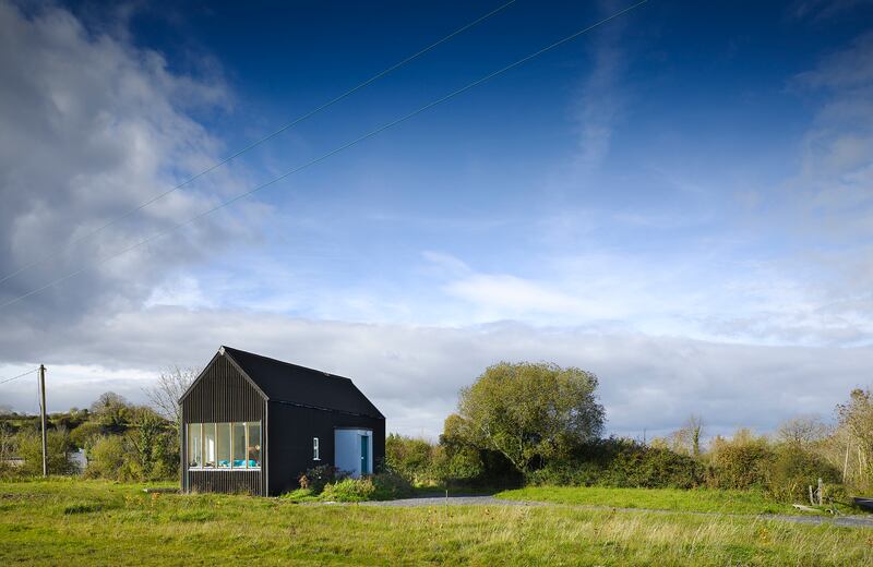 What a saver: Dominic Stevens’s house, in Co Leitrim, was designed by the architect, and built for just €25,000 in 2010. Photograph: Ros Kavanagh