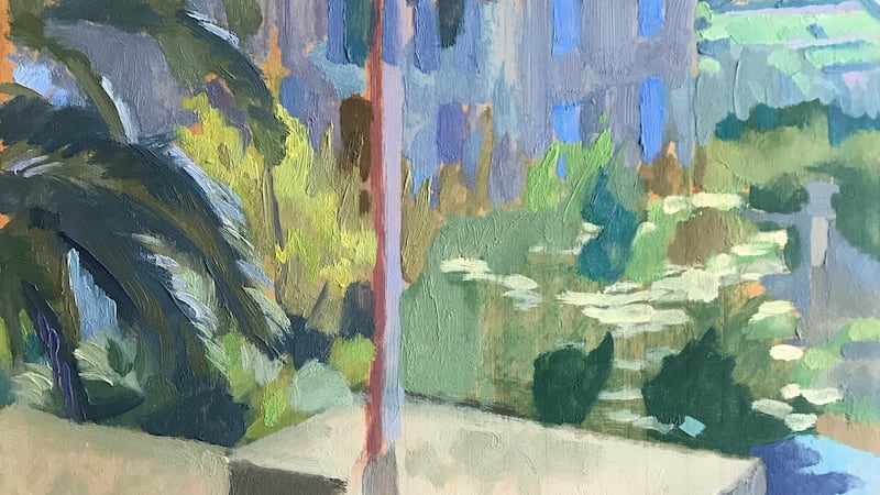 Lot 28: Balcony, Grasse by William Leech once owned by Lady Hazel Lavery (€20,000–€30,000)