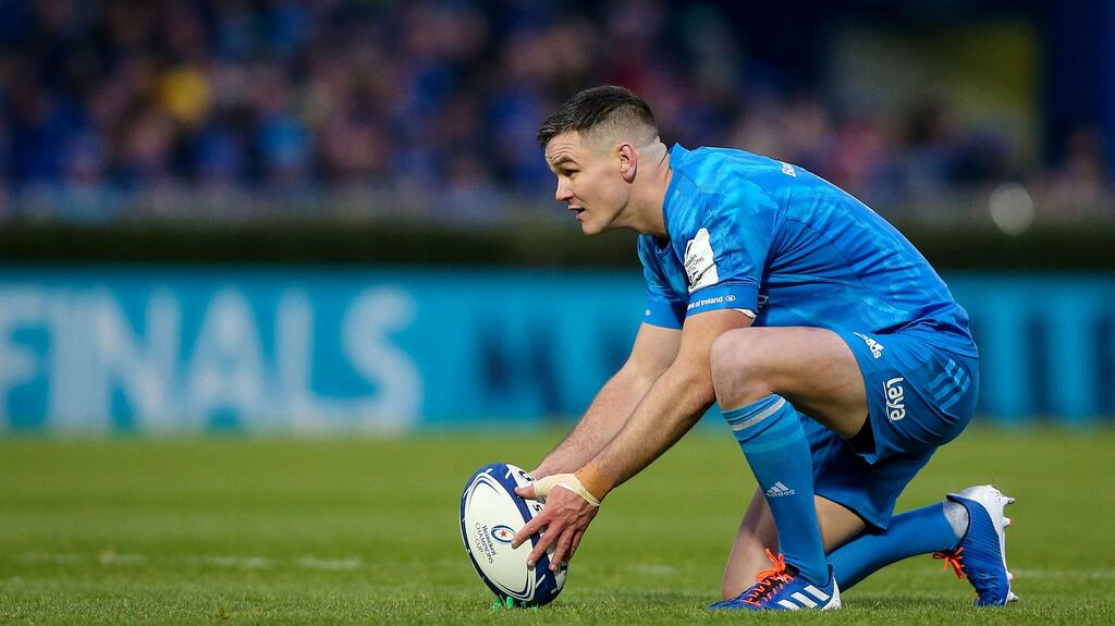 Johnny Sexton will not feature for Leinster this weekend. Photograph: Tommy Dickson/Inpho