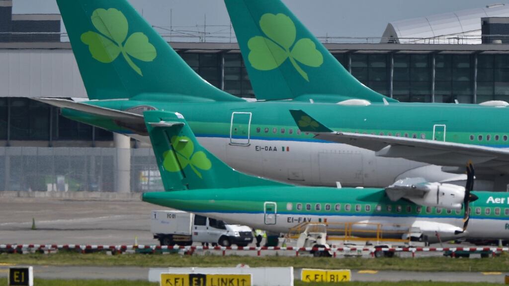 The Department of Transport is considering measures to ensure that, where possible, Ireland’s connectivity with the rest of the world is maintained. Photograph: Artur Widak/PA Wire