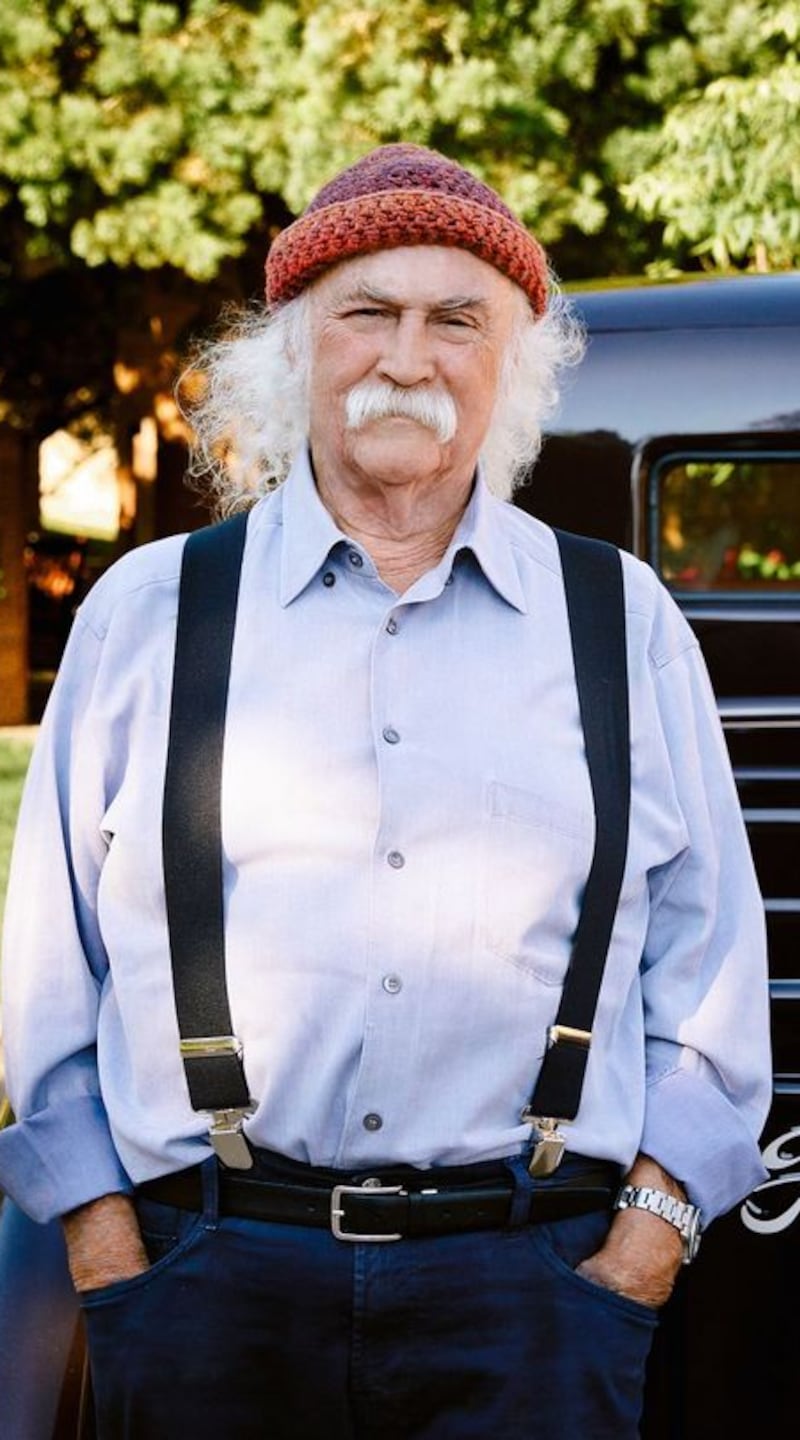 David Crosby: ’I don’t know if I’ve found my way, but I do know I feel happy. I love my family, and the music’s coming to me.’ Photograph: Anna Webber/Courtesy of the artist