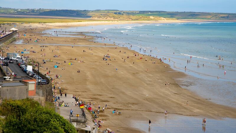 Tramore beach: A pristinely clean stretch of sand. Photograph: Patrick Browne