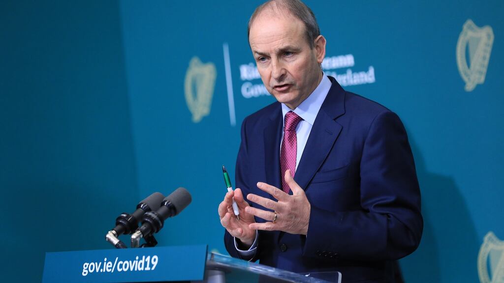 Taoiseach Micheál Martin rejected Northern Ireland First Minister Arlene Foster’s view the EU’s plan to activate article 16 of the protocal was an act of hostility towards Northern Ireland. File photograph: Julien Behal