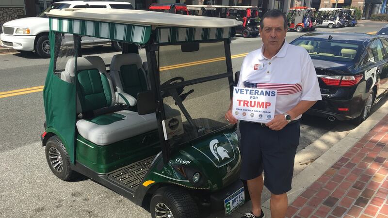 John Calandro, chairman of Sumter County Republican Party, in The Villages, Florida. “We’re seeing very strong support for Donald Trump here in The Villages,” he says. Photograph: Ruadhán Mac Cormaic