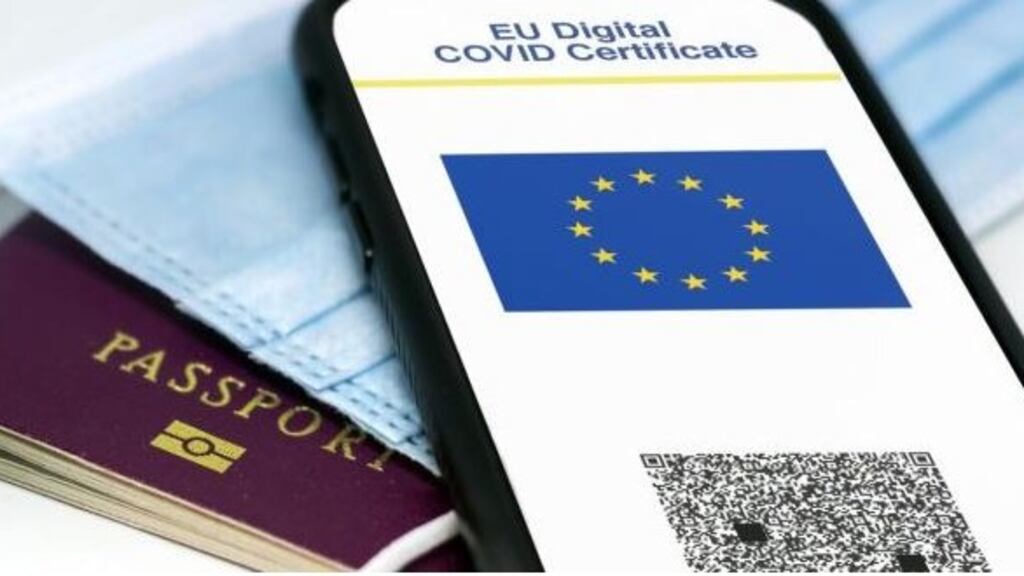 A number of EU countries still require the pass or proof of a recent negative test for Covid-19 from people arriving from Ireland. Photograph: iStock