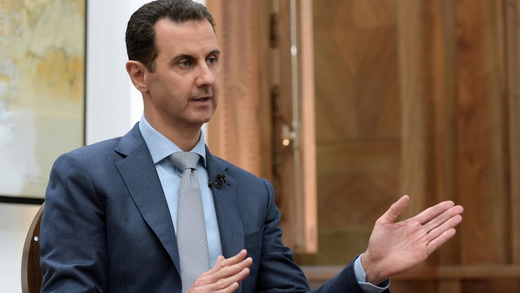 Syria’s president Bashar al-Assad: in his strongest position since the start of the civil war, with backing from Russia and Iran. Photograph: Syrian Arab News Agency via Reuters