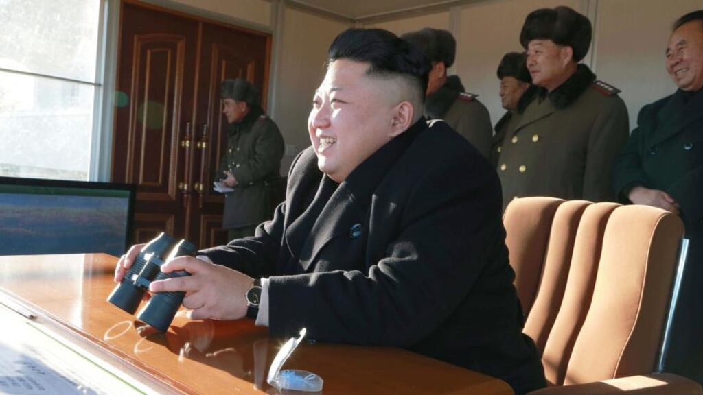 North Korean leader Kim Jong Un guides a recoilless gun firing contest in Pyongyang January 7th, 2015. Reuters/KCNA
