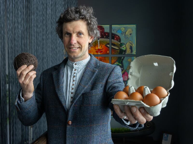 Moy Hill Farm, Fergal Smith of Moy Hill Farm in Co Clare. Photograph: Paul Sherwood