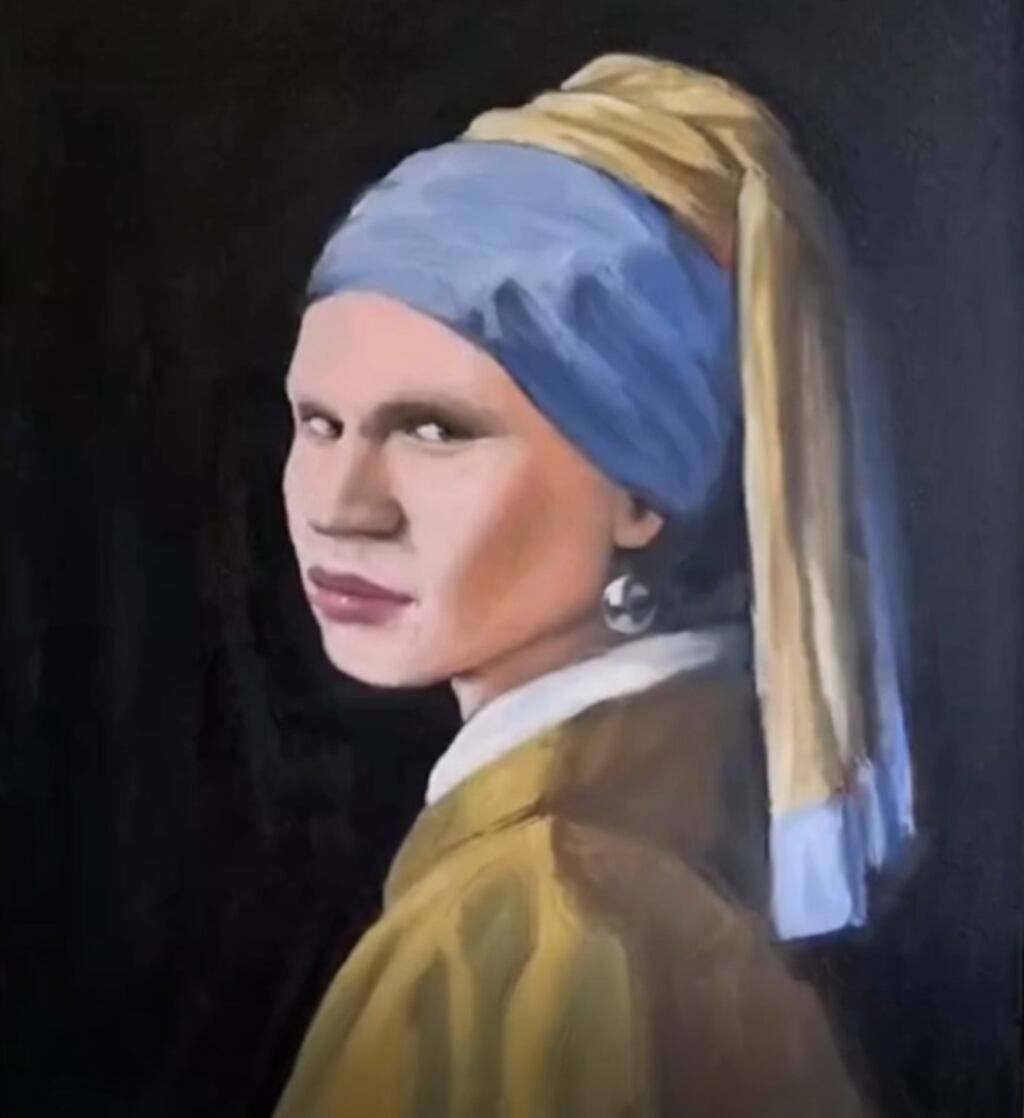 “Erling Haaland is my muse. I’ve painted him over 100 times in many different ways," said Cardiff artist Rory O'Keefe.