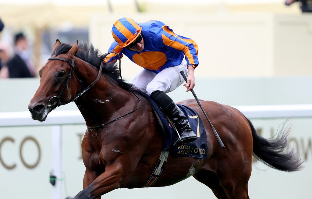 Ryan Moore riding River Tiber to win the Coventry Stakes at Royal Ascot last year. Photograph: Tom Dulat/Getty Images