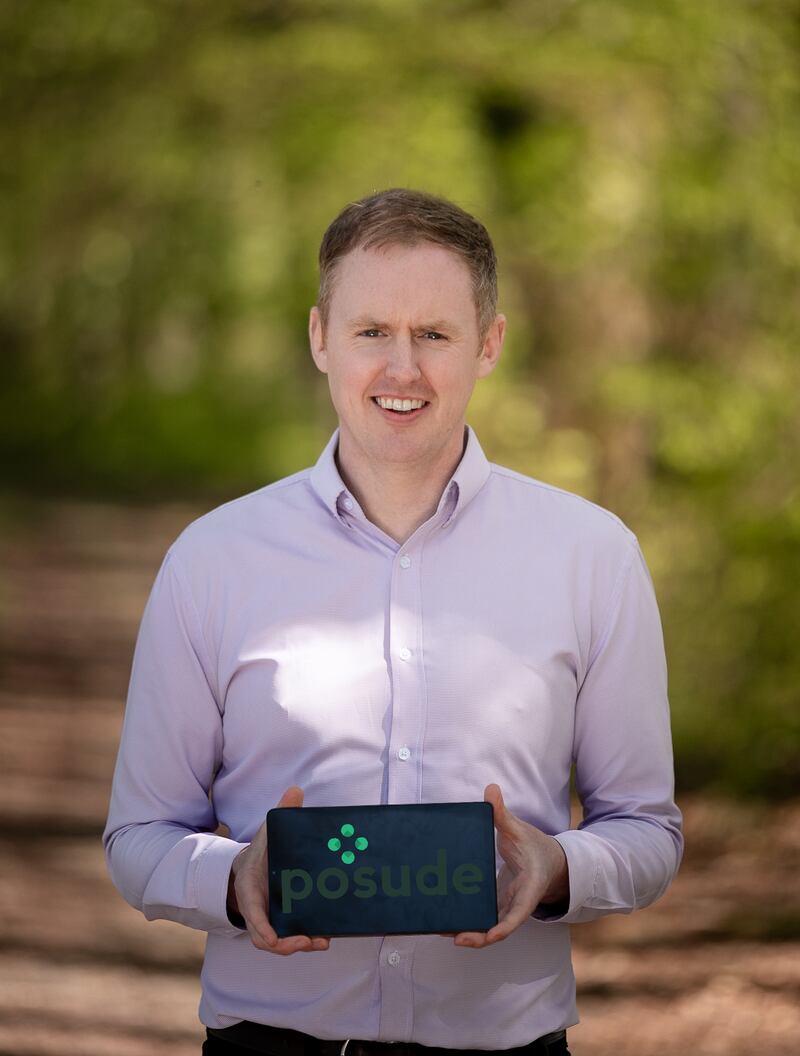 Kyle McLoughlin of Posude, representing LEO Roscommon. Photograph: Clare Frances