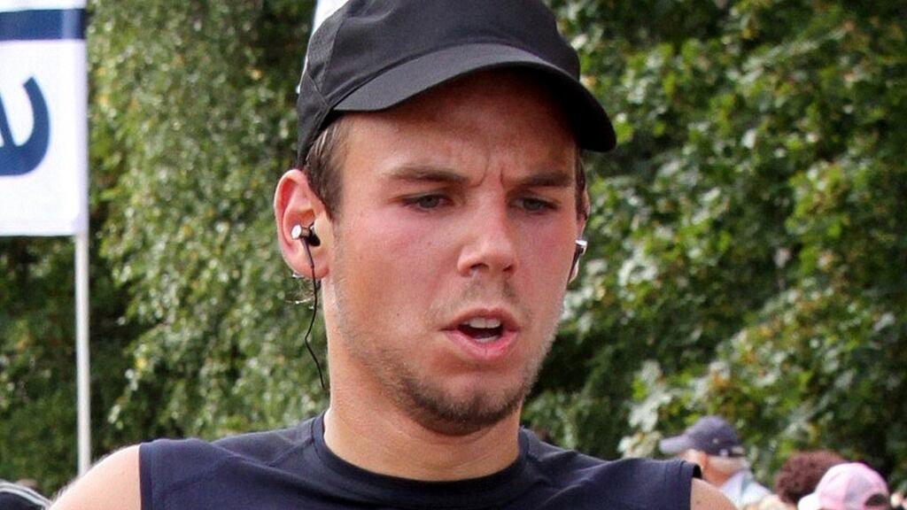 Andreas Lubitz taking part in the Airport Hamburg 10-mile run on September 13th, 2009 in Hamburg. Photograph: AFP/Getty Images