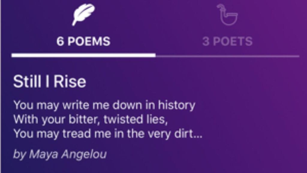 Poemhunter gives users the option of signing up for notifications for a poem of the day.