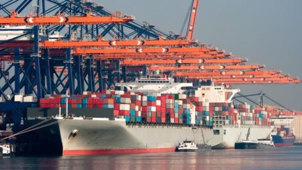 Port of Rotterdam. A new freight shipping route between Waterford and Rotterdam has been welcomed by the Irish Exporters Association. Photograph: iStock