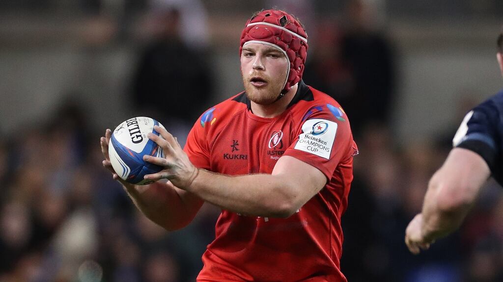Ulster’s Eric O’Sullivan in action against Leinster in the Champions Cup. ‘Just to think you are on Joe Schmidt’s radar is pretty encouraging.’ Photograph: Billy Stickland/Inpho