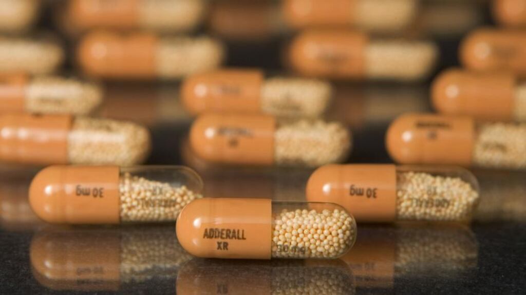 Tablets of Shire’s Adderall. Shire is willing to recommend an offer at revised terms from AbbVie for a deal to combine the two drugmakers. Photo: Bloomberg