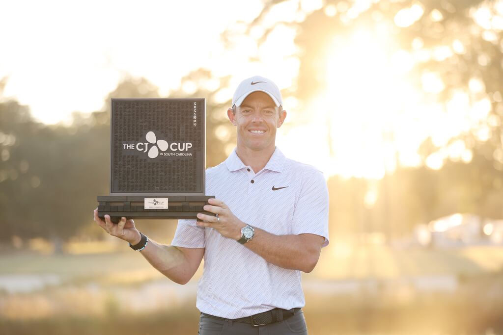 Rory McIlroy returns to action for the first time since the CJ Cup. Photograph: Gregory Shamus/Getty Images