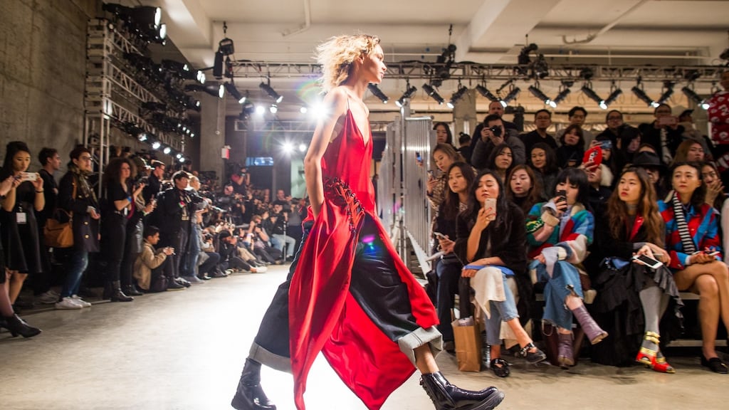 LVMH, the largest luxury conglomerate in the world, said that it had agreed to sell Donna Karan International to G-III Apparel Group. Photograph: NYT