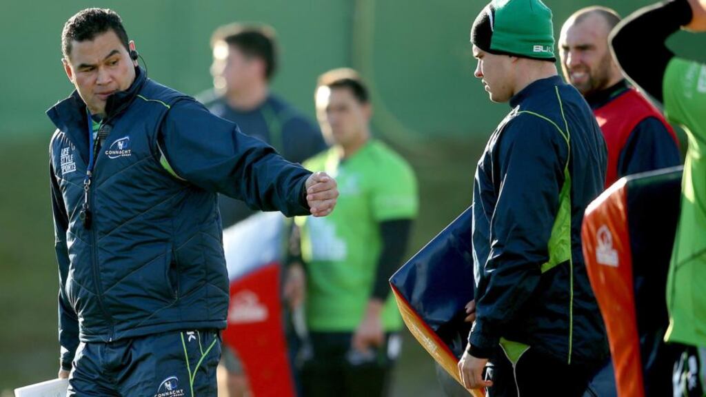 Connacht head coach Pat Lam says he wouldn’t be working in Galway if the province didn’t match his ambition. Photograph: James Crombie/Inpho