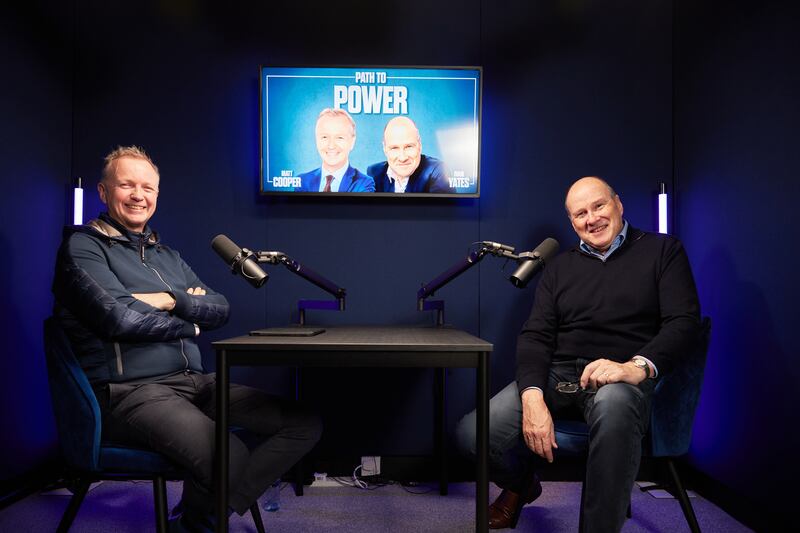 Matt Cooper and Ivan Yates, co-hosts of Path to Power