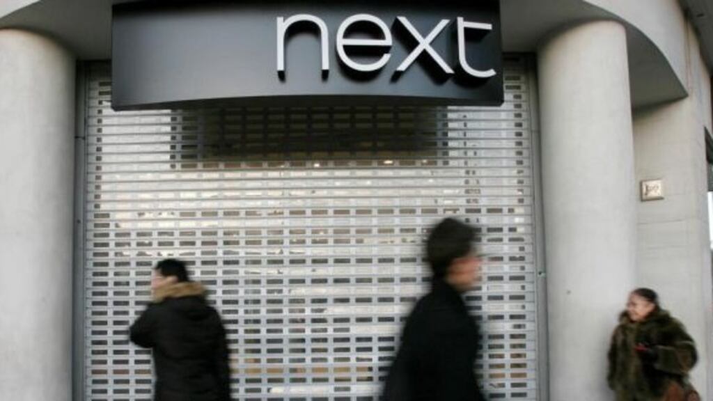 Next forecast full-price sales growth of 3 per cent and pretax profit of £727 million (€816.1 million) for the full-year 2018-19. Photograph: Andrew Winning/Reuters