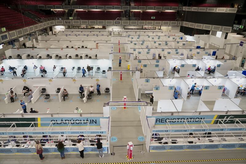 The Citywest vaccination centre in Dublin.