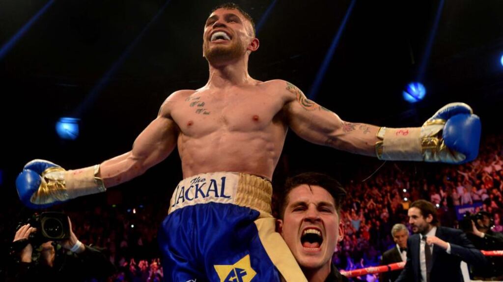 Carl Frampton wants possible July fight on ITV, Hearn wants it on Sky. Photo: Colm Lenaghan/Pacemaker Press