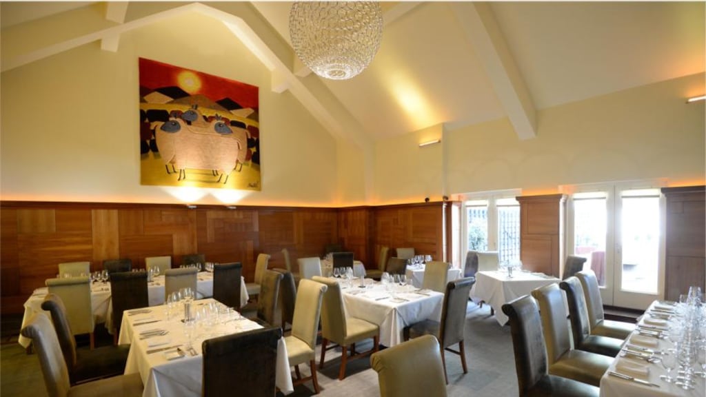 L’Ecrivain restaurant, Lr Baggot Street, Dublin. Photograph: Dara Mac Dónaill