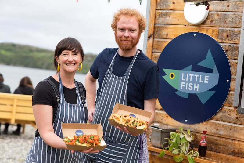 Tom Mullan and Eva Caulwell's menu at Little Fish adapts to what is landed at Cleggan pier