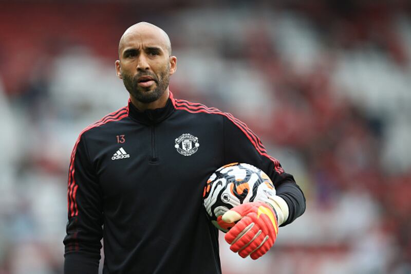 Manchester United goalkeeper Lee Grant announced his retirement in May at the age of 39. Photograph: Simon Stacpoole/Getty Images